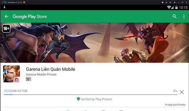 Hướng dẫn chơi Liên Quân Mobile trên máy tính