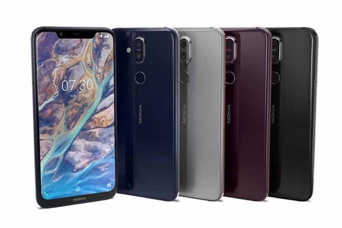 Các tùy chọn màu sắc của Nokia X7.