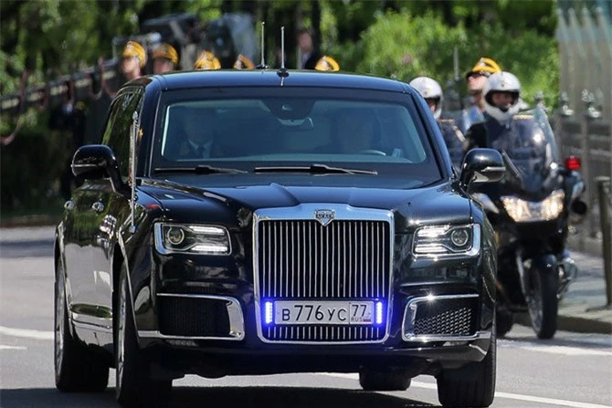 Xe limousine Cortege của Tổng thống Nga Vladimir Putin.