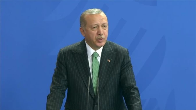 Tổng thống Thổ Nhĩ Kỳ Recep Tayyip Erdogan. 