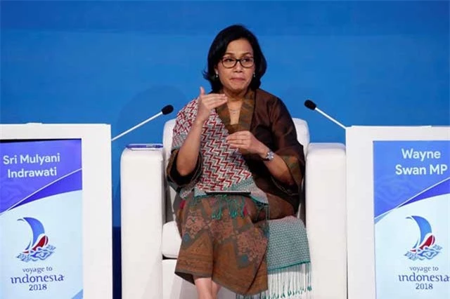 Bộ trưởng Tài chính Indonesia Sri Mulyani Indrawati ẢNH: REUTERS