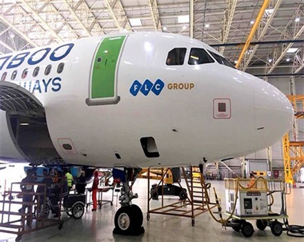 Lộ diện những hình ảnh thực tế đầu tiên của máy bay Bamboo Airways