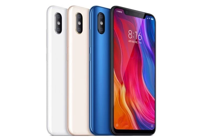 5. Xiaomi Mi 8 (285.544 điểm).