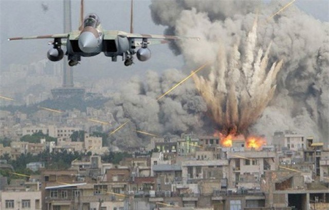 Máy bay Syria trút "mưa bom", khủng bố IS chết như ngả rạ