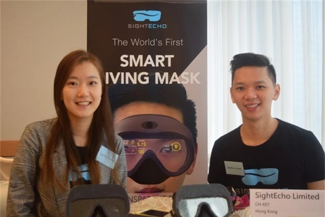 

	Davon Hui và Sauce Wan, đồng sáng lập startup Sightechcho 

