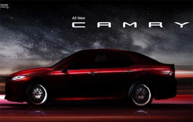 Toyota Camry thế hệ thứ 8 sắp ra mắt thị trường Đông Nam Á.