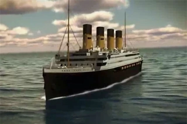 Bản sao mô phỏng tàu Titanic.