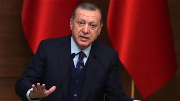 Tổng thống Thổ Nhĩ Kỳ Recep Tayyip Erdogan. (Ảnh: AFP)