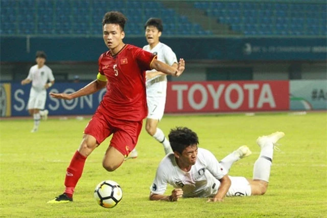 Dù rất nỗ lực, nhưng U19 Việt Nam vẫn gục ngã trước Hàn Quốc. Ảnh: Zing.