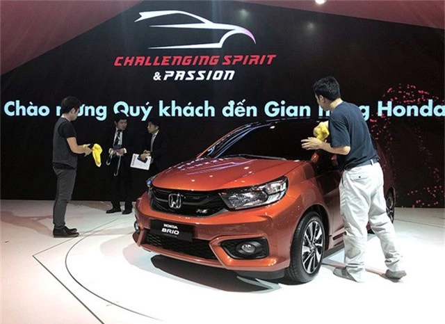 Honda Brio nhập khẩu từ Thái Lan chính thức được giới thiệu tại VMS 2018