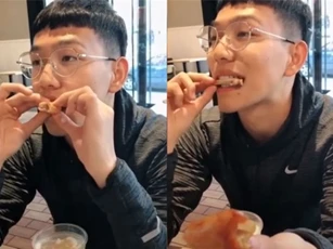 Clip: Chàng trai tung ‘chiêu độc’ rút xương cánh gà rán chiều lòng bạn gái