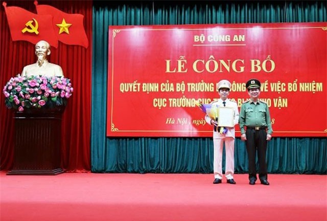Bộ trưởng Bộ Công an bổ nhiệm nhân sự mới