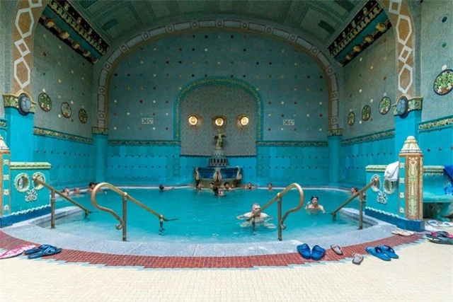 5. Phòng tắm và Spa Gellért, Budapest, Hungary.