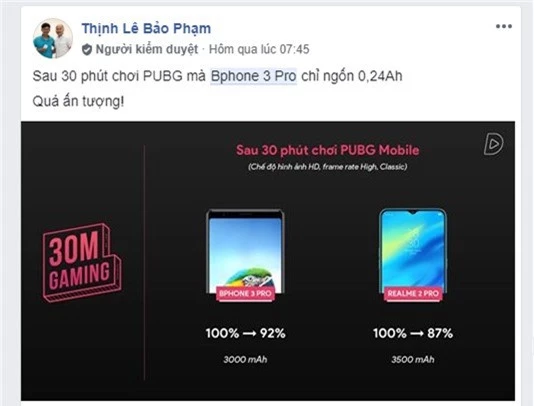 Bphone 3 cháy hàng - khó mua, nhiều người hâm mộ mạnh tay mua hẳn Bphone 3 Pro