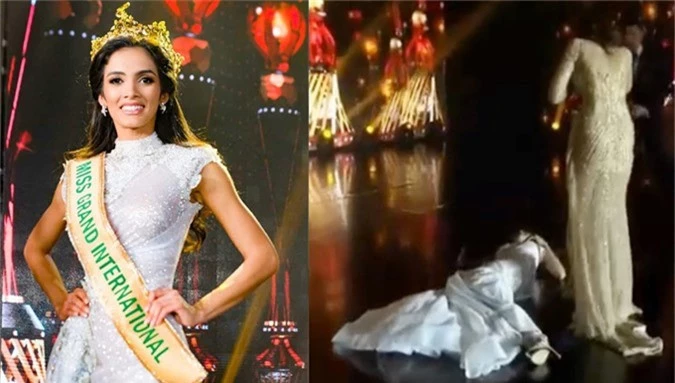 Người đẹp Paraguay, Clara Sosa, vừa gây sốc trong đêm chung kết Miss Grand International 2018 khingất xỉu trong khoảnh khắc được xướng tên. Á hậu 1 người Ấn Độ đứng cạnh hốt hoảng không biết xử lý ra sao. Nhiều nhân viên đã chạy lên sơ cứu cho tân hoa hậu và vài phút sau, cô mới hồi tỉnh.