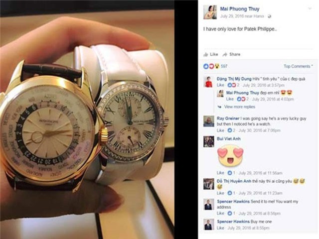 Mai Phương Thúy "chơi sang" khi tặng Mỹ Linh đồng hồ hơn 1 tỷ đồng