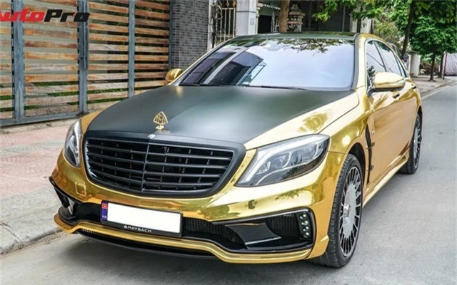  Mercedes-Benz S400 độ Maybach S600 “dát vàng” của thiếu gia 9X Việt.