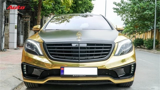 Mercedes-Benz S400 độ phong cách nhà giàu Dubai bất ngờ xuất hiện tại Hà Nội - Ảnh 2.