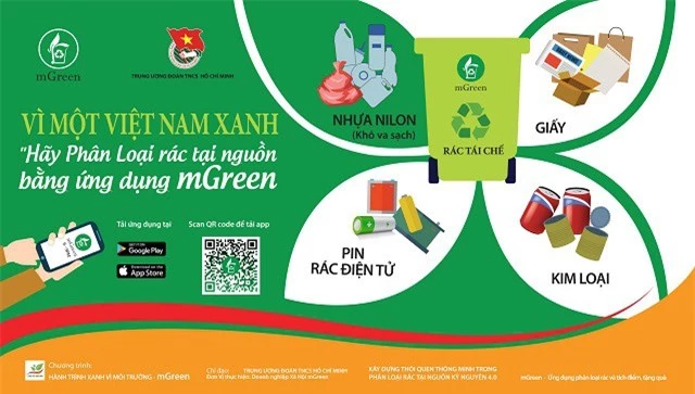 mGeen là dự án xã hội phi lợi nhuận nhằm thúc đẩy là xây dựng thói quyen phân loại rác thải thành các nguồn cho nhân dân