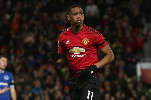 Tiền đạo: Anthony Martial (M.U).