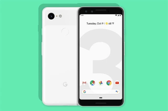 6. Google Pixel 3 (giá khởi điểm: 799 USD).