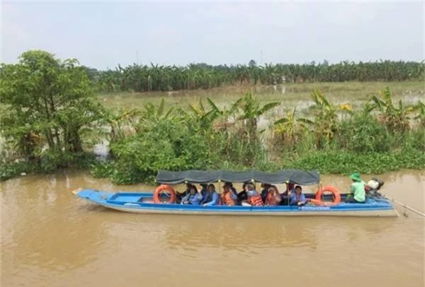 Lướt trên sóng nước Vàm Nao thưởng thức gió đồng