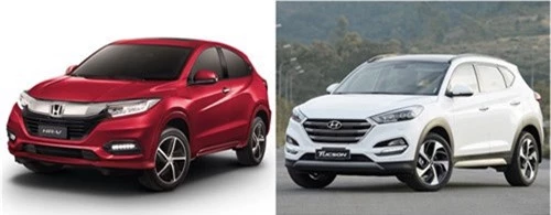 Honda HR-V so kè Hyundai Tucson: Lựa chọn khó - ảnh 2