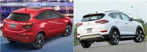 Honda HR-V so kè Hyundai Tucson: Lựa chọn khó - ảnh 4