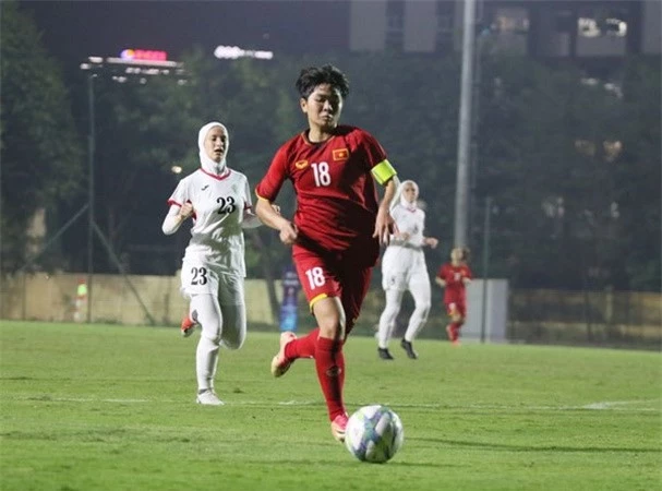 U19 nữ Việt Nam thi đấu ấn tượng tại vòng loại thứ nhất U19 nữ châu Á 2019. (Nguồn: VFF)