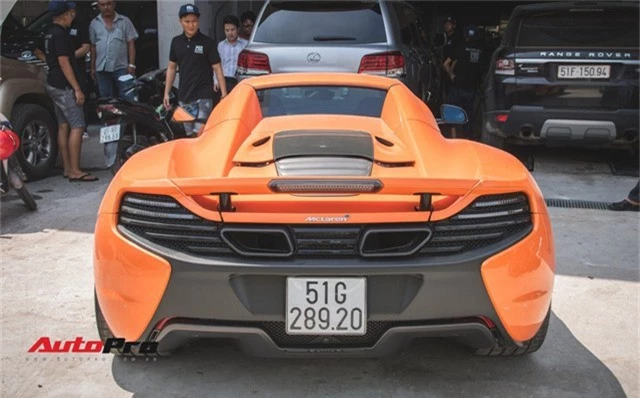 Siêu xe McLaren 650S sở hữu màu sơn giống với của Minh Nhựa dạo phố Sài Thành - Ảnh 6.