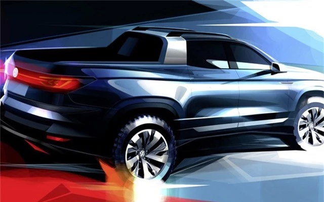 Volkswagen hé lộ bán tải cỡ nhỏ hoàn toàn mới có thể sử dụng khung gầm Ford Ranger