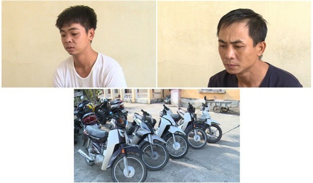 Bắt 2 “đạo chích” gây ra 13 vụ trộm xe máy