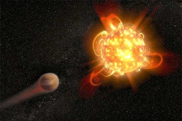 Sao lùn đỏ 'quái vật' bắn năng lượng hủy diệt trong vũ trụ