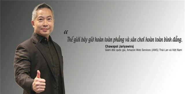 Tiến sĩ Chawapol Jariyawiroj, Giám đốc quốc gia, Amazon Web Services (AWS) Thái Lan và Việt Nam