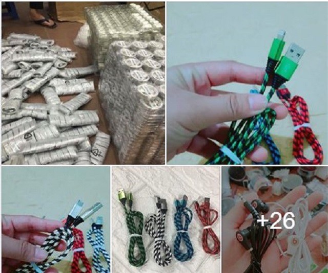 Cẩn thận ‘tiền mất tật mang’ với dây sạc, cáp điện thoại giá rẻ