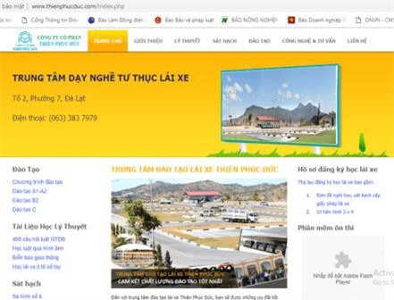 Lâm Đồng: Trung tâm Đào tạo và Sát hạch lái xe Thiên Phúc Đức bị mạo danh