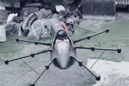 Clip: Thử nghiệm thành công ‘phương tiện tương lai’ - xe bay lai drone
