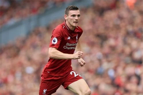 Hậu vệ trái: Andrew Robertson (Liverpool).