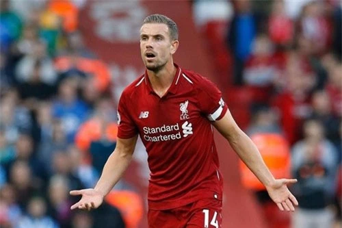 Tiền vệ: Jordan Henderson (Liverpool).