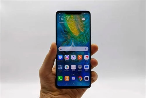 Huawei Mate 20 Pro dùng tấm nền OLED kích thước 6,39 inch, độ phân giải 2K Plus (3.120x1.440 pixel), mật độ điểm ảnh 538 ppi. Màn hình này được thiết kế cong 2 cạnh viền, tỷ lệ 19,5:9, thiết kế dạng “tai thỏ”. Màn hình của cả 2 đều tích hợp công nghệ HDR10.