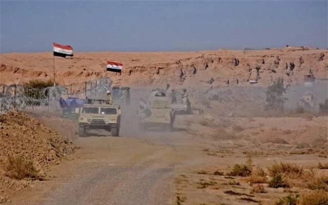 Các lực lượng Iraq gần biên giới với Syria