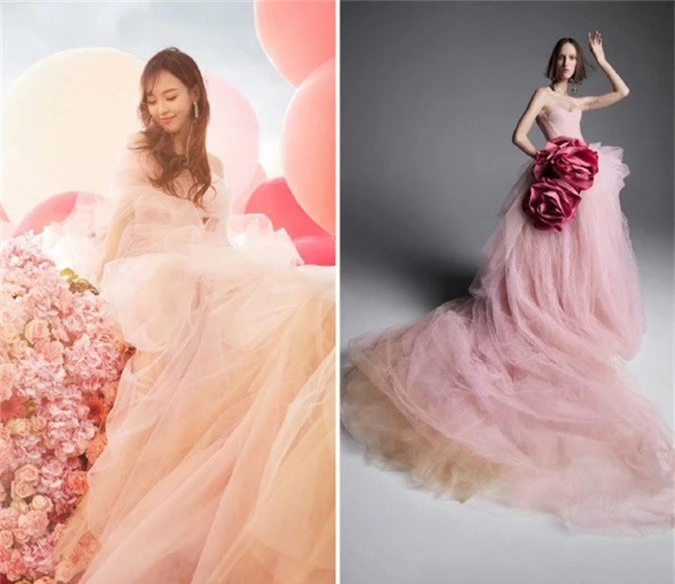Váy cưới của Đường Yên được làm thủ công trong hơn 5.000 giờ
