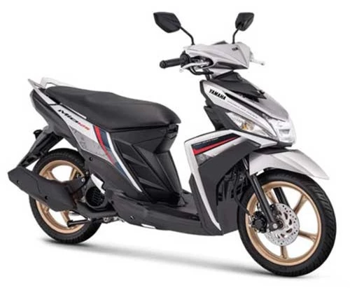 2019 Yamaha Mio M3 125 màu bạc.