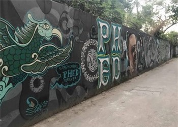 Nghệ thuật mang tên 'Con đường Graffiti' gây sốt giới trẻ tại Hà Nội