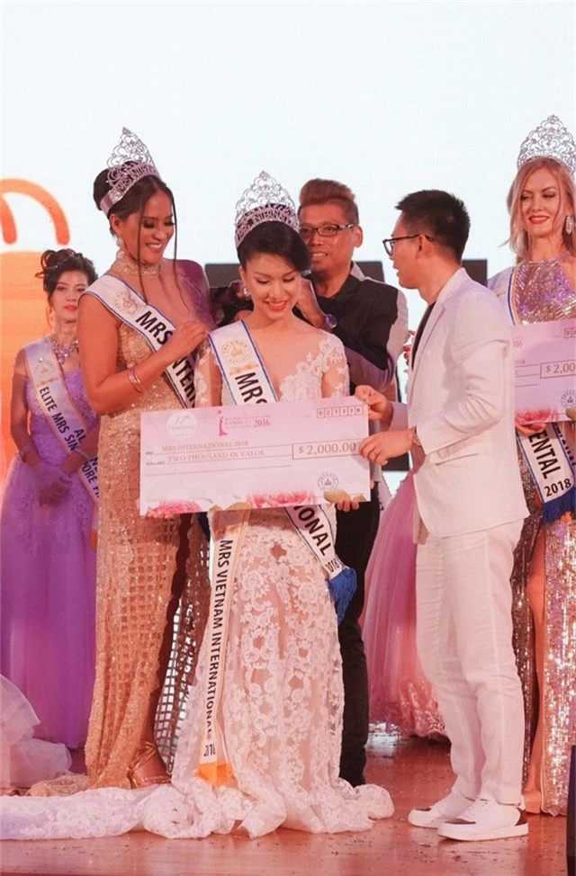 Loan Vương đăng quang Hoa hậu Quý bà quốc tế 2018 - Ảnh 2.