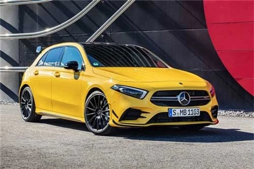 Cận cảnh Mercedes-AMG A35 mạnh 306 mã lực, giá hơn 1 tỷ đồng. Mẫu xe Mercedes-AMG A35 4Matic 2019 sẽ là đối thủ của Audi S3 trước khi phiên bản A45 AMG được giới thiệu. Mức giá cho mẫu xe hatchback hiệu suất cao này từ 46.228 USD (khoảng hơn 1 tỷ đồng). (CHI TIẾT)