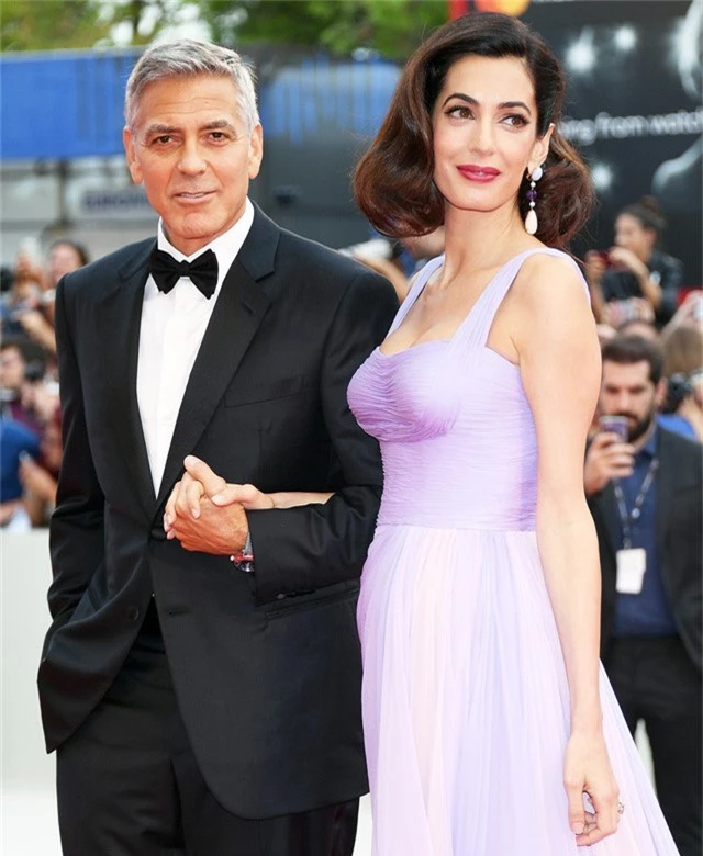  Tài tử George Clooney và nữ luật sư Amal Clooney 