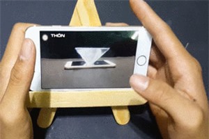 Clip: Cách làm giá đỡ điện thoại đơn giản từ que kem