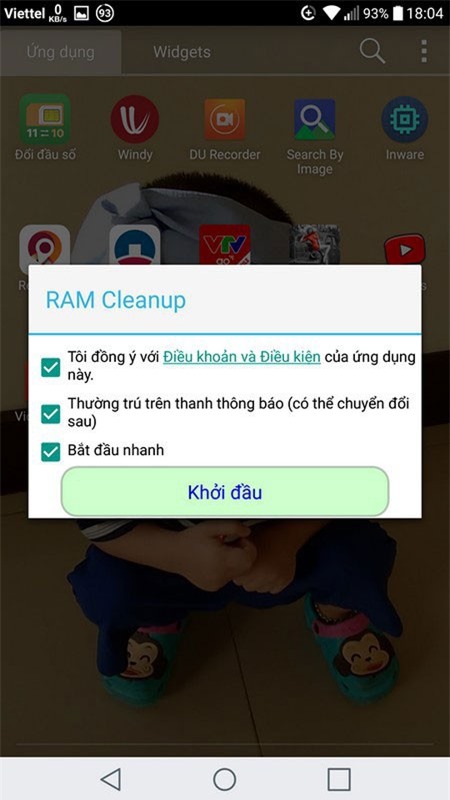 Ứng dụng tự động tối ưu bộ nhớ RAM để smartphone hoạt động mượt mà hơn