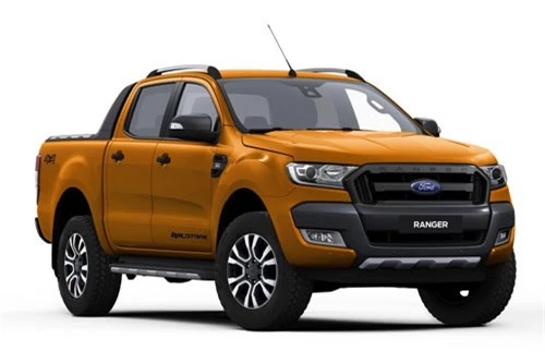 10. Ford Ranger (doanh số: 57.379 chiếc).